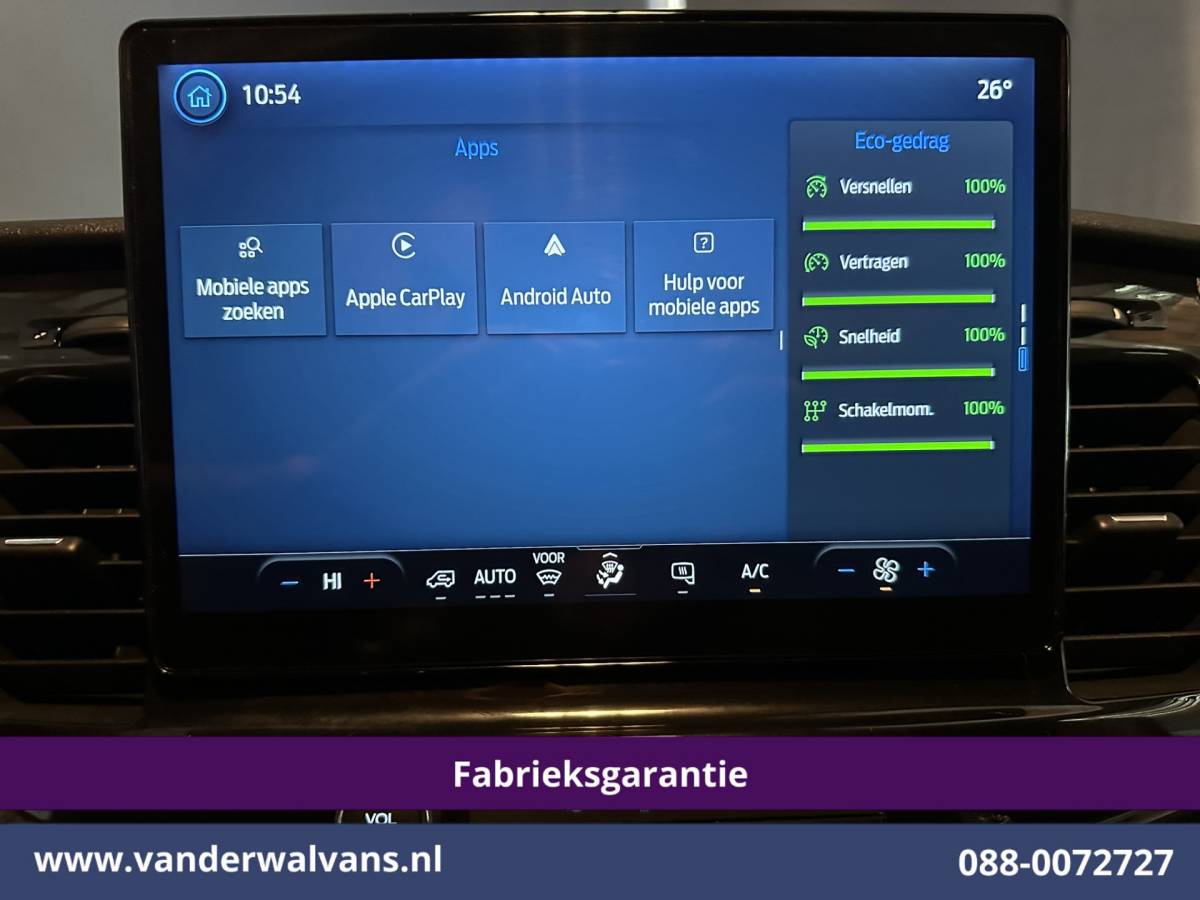 Ford Transit Ford Transit 2.0 TDCI 130pk L4H3 Fabrieksgarantie Jumbo Euro6 Airco | Camera | Apple Carplay | Cruisecontrol | Verwarmde voorruit Android Auto, Parkeersensoren, Bijrijdersbank
