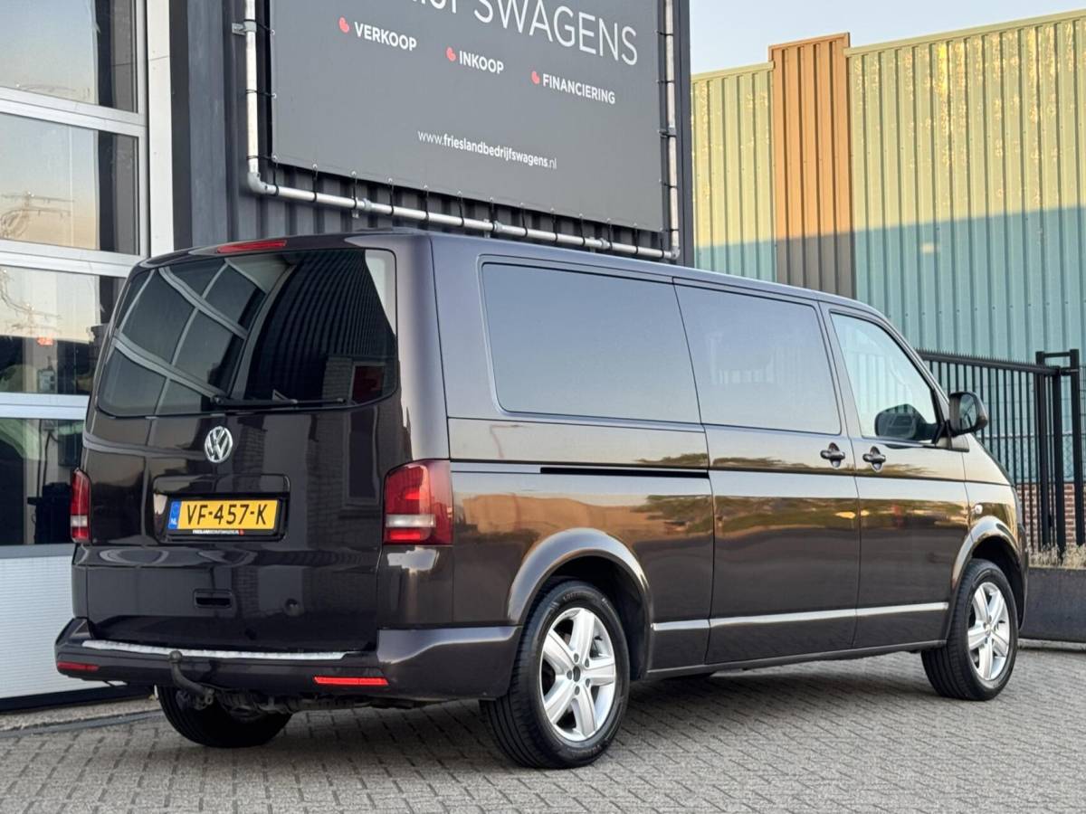 Volkswagen Transporter Volkswagen Transporter 2.0 TDI Highline Dubbele Cabine Trekhaak/Leer/Cruise/Navi/PDC/Bluetooth