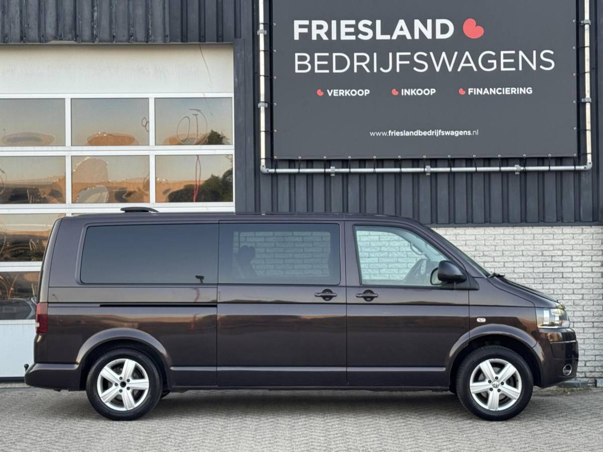 Volkswagen Transporter Volkswagen Transporter 2.0 TDI Highline Dubbele Cabine Trekhaak/Leer/Cruise/Navi/PDC/Bluetooth
