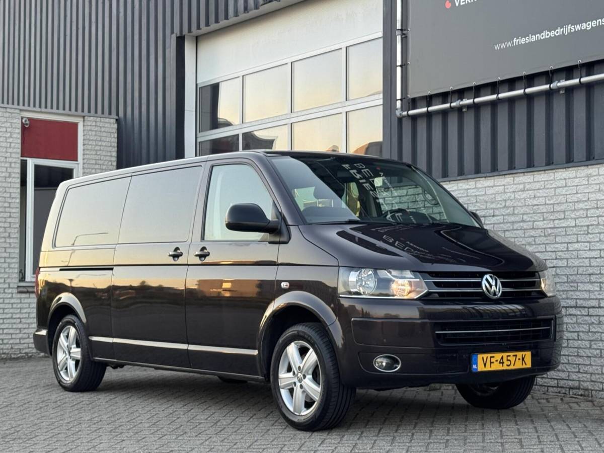 Volkswagen Transporter Volkswagen Transporter 2.0 TDI Highline Dubbele Cabine Trekhaak/Leer/Cruise/Navi/PDC/Bluetooth