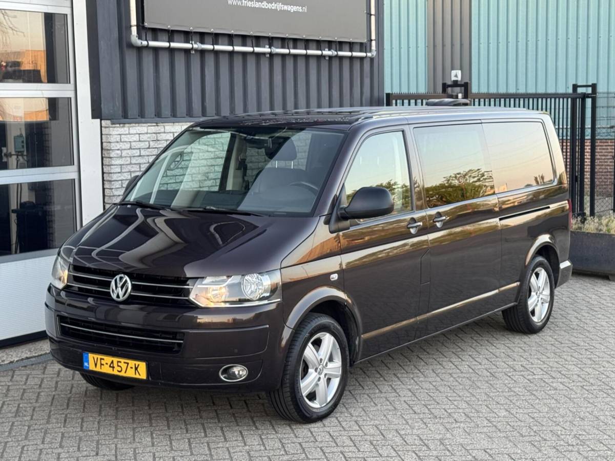 Volkswagen Transporter Volkswagen Transporter 2.0 TDI Highline Dubbele Cabine Trekhaak/Leer/Cruise/Navi/PDC/Bluetooth