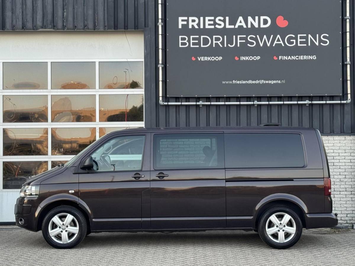 Volkswagen Transporter Volkswagen Transporter 2.0 TDI Highline Dubbele Cabine Trekhaak/Leer/Cruise/Navi/PDC/Bluetooth
