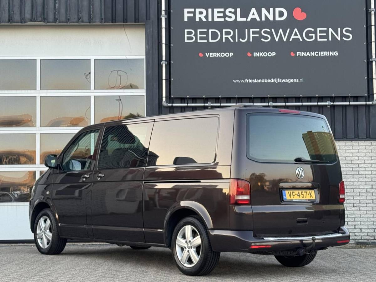 Volkswagen Transporter Volkswagen Transporter 2.0 TDI Highline Dubbele Cabine Trekhaak/Leer/Cruise/Navi/PDC/Bluetooth