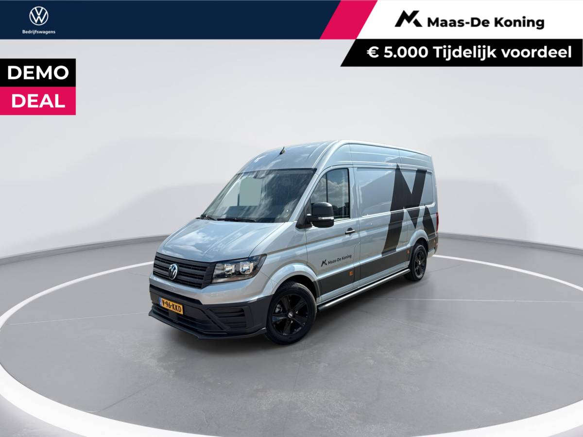 Volkswagen Crafter Volkswagen Bedrijfswagens Crafter 35 Trendline 2.0 TDI 140pk L3H3 · 18″ LM velgen · Trekhaak · Sidebars · Achterdeurspoiler · Voorspoiler · Camera · Apple/Android Car Play · Navigatie