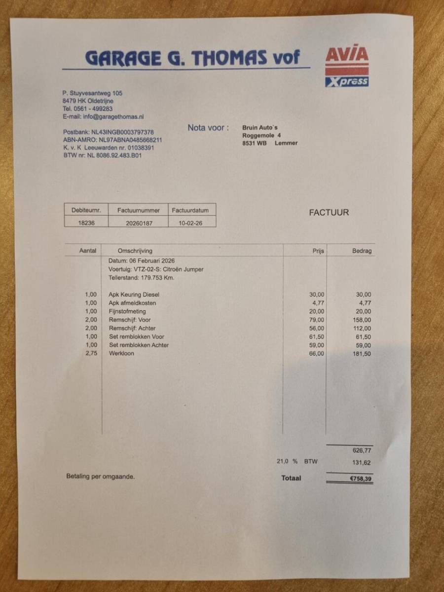 Citroën Jumper Citroen Jumper 2.2 BlueHDi 165PK Airco Cruise L4H2 Navi