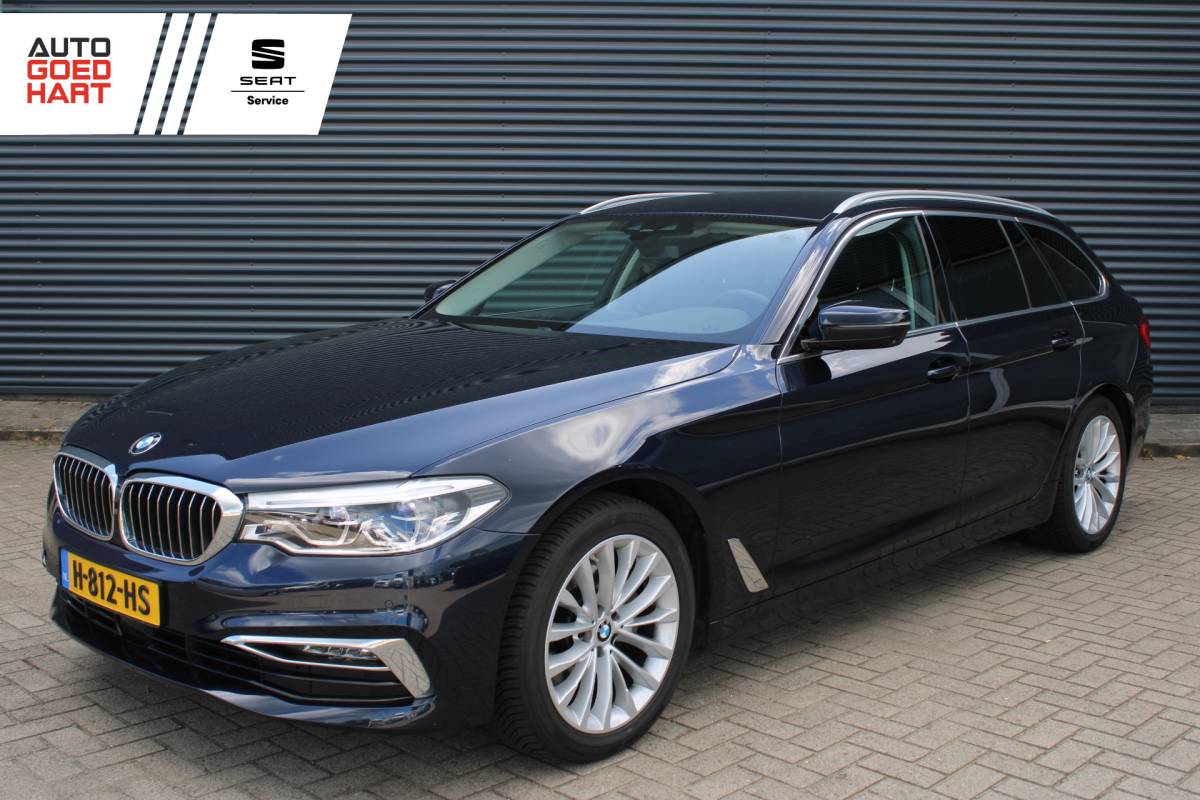 BMW 5 Serie BMW 5-serie Touring 520i Luxuryline Full-Led Comfort-Zetels Dakota-Leer 360-Camera