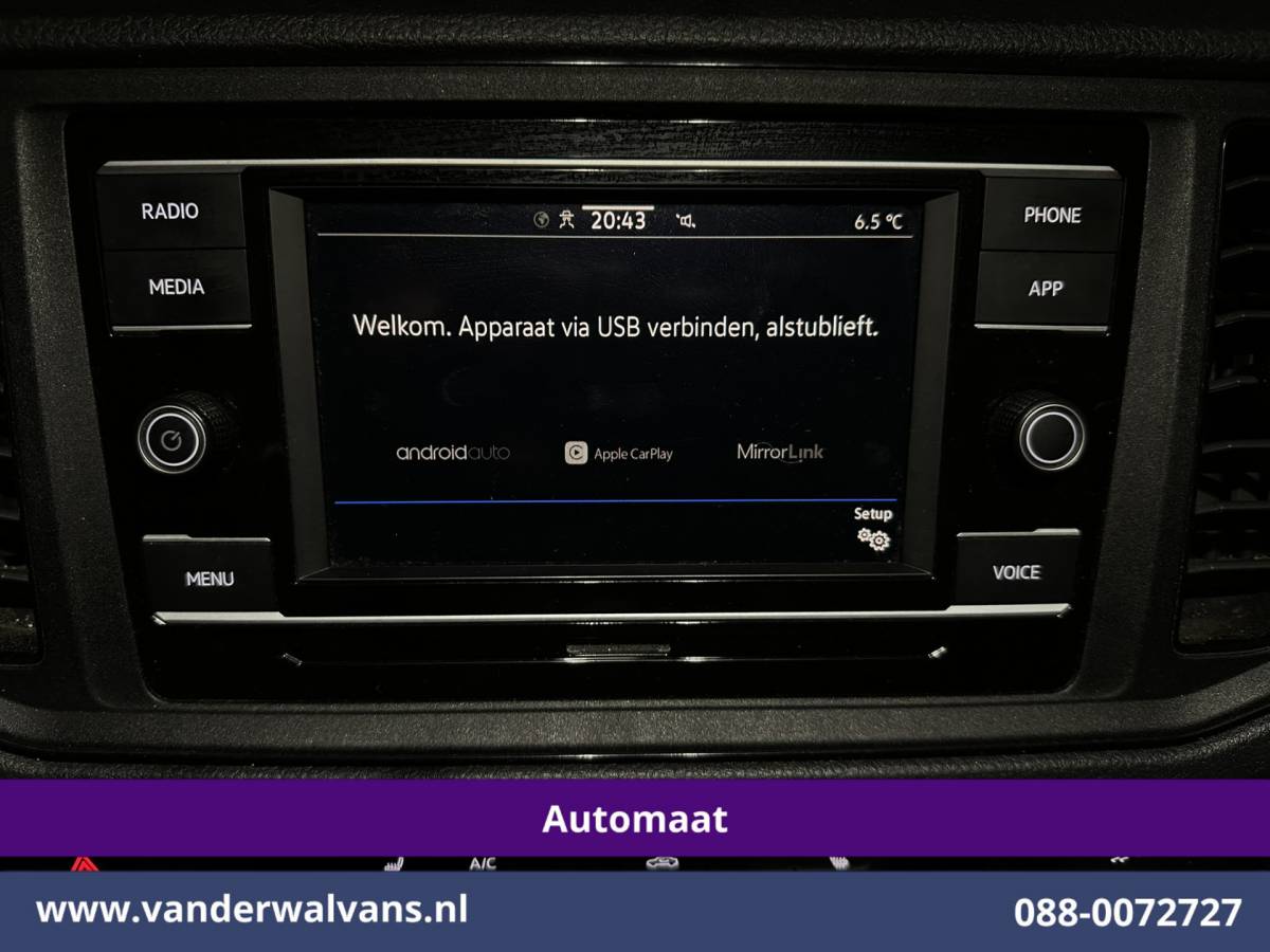 Volkswagen Crafter Volkswagen Crafter 2.0 TDI 141pk Automaat L4H3 L3H2 Euro6 Airco | Camera  | Apple Carplay | Cruisecontrol Android Auto, Stoelverwarming, Bijrijdersbank, 3000kg trekvermogen