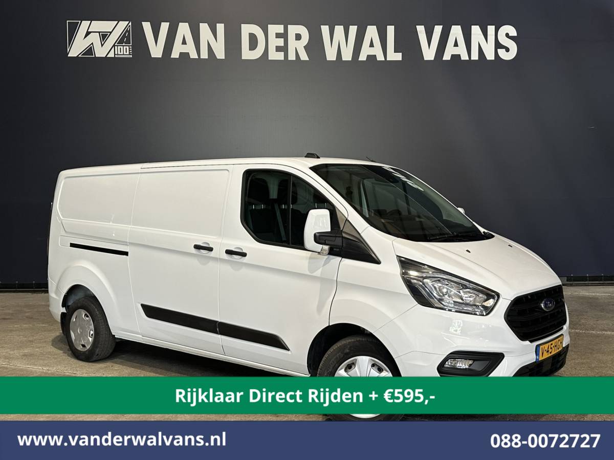 Ford Transit Custom Ford Transit Custom 2.0 TDCI L2H1 Euro6 Airco | Camera | Android auto | Cruisecontrol | Parkeersensoren verwarmde voorruit, bijrijdersbank, 2800kg trekvermogen