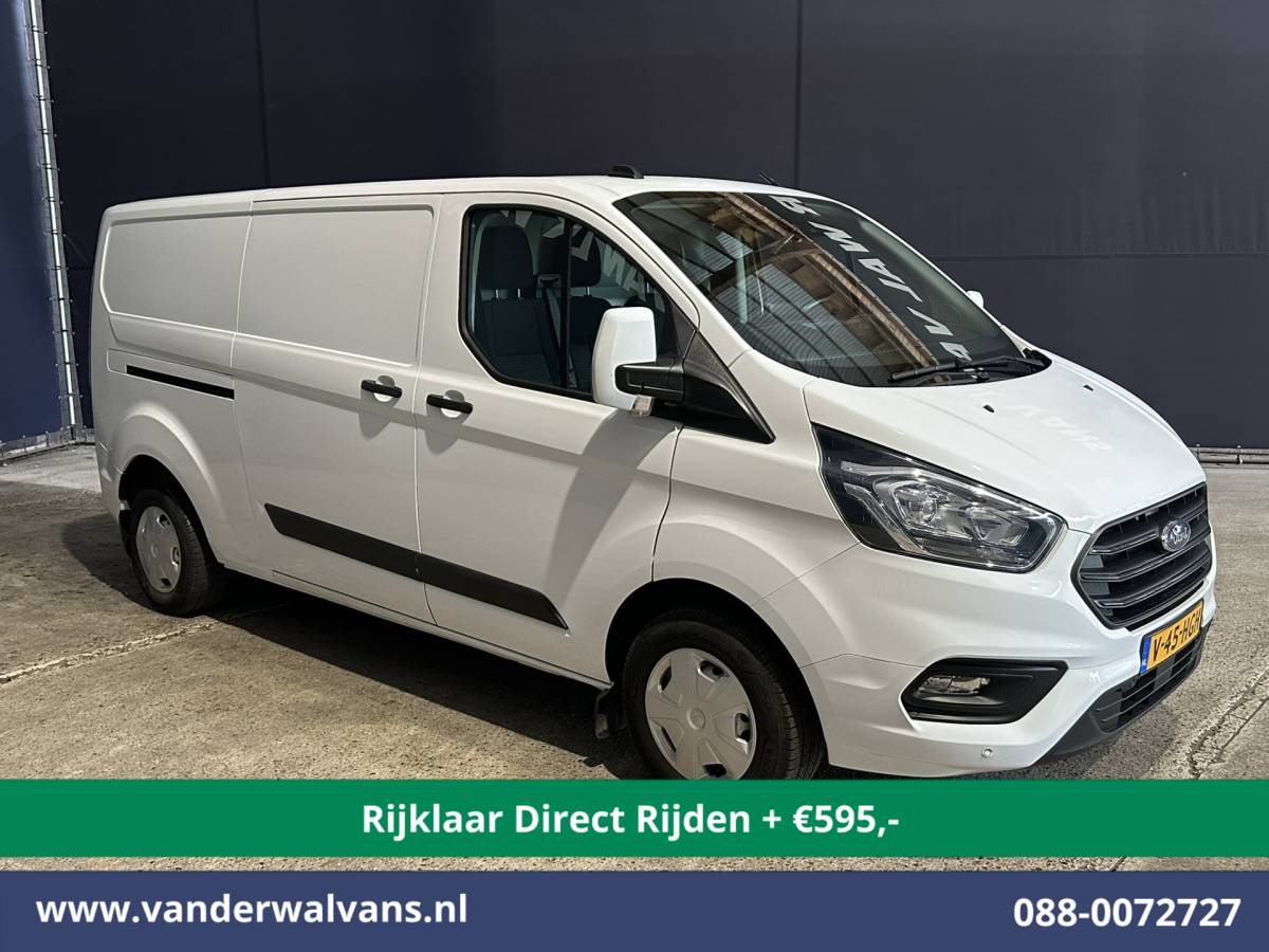 Ford Transit Custom Ford Transit Custom 2.0 TDCI L2H1 Euro6 Airco | Camera | Android auto | Cruisecontrol | Parkeersensoren verwarmde voorruit, bijrijdersbank, 2800kg trekvermogen
