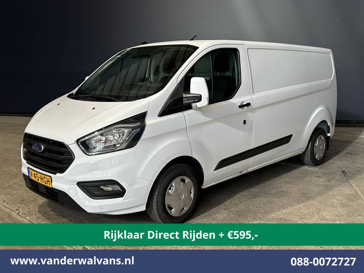 Ford Transit Custom Ford Transit Custom 2.0 TDCI L2H1 Euro6 Airco | Camera | Android auto | Cruisecontrol | Parkeersensoren verwarmde voorruit, bijrijdersbank, 2800kg trekvermogen