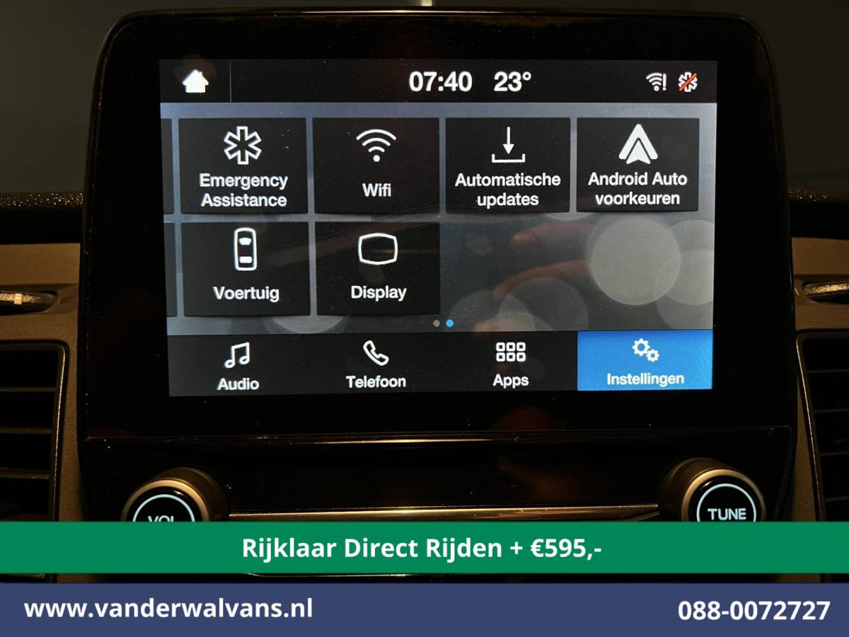 Ford Transit Custom Ford Transit Custom 2.0 TDCI L2H1 Euro6 Airco | Camera | Android auto | Cruisecontrol | Parkeersensoren verwarmde voorruit, bijrijdersbank, 2800kg trekvermogen