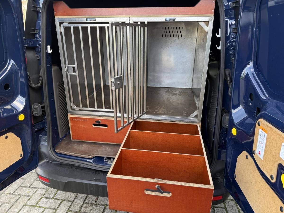 Ford Transit Connect Ford Transit Connect 1.5 EcoBlue Automaat Hondenauto 2x Bench/hondenrek