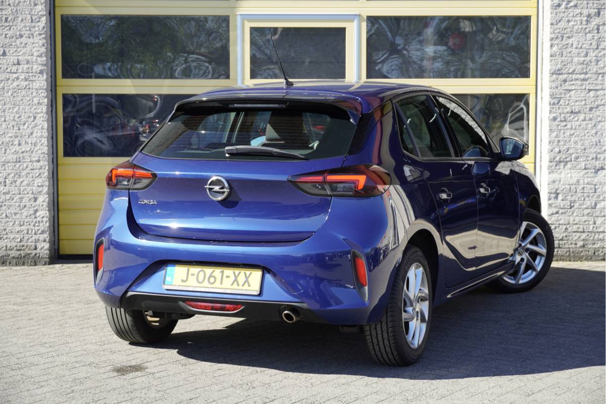 Opel Corsa Opel Corsa 1.2 5drs GS Line BJ2020 Lmv 16″ | Led | App-Connect | Airco | Cruise control | Zwarte hemel | Sportstoelen | Getint glas