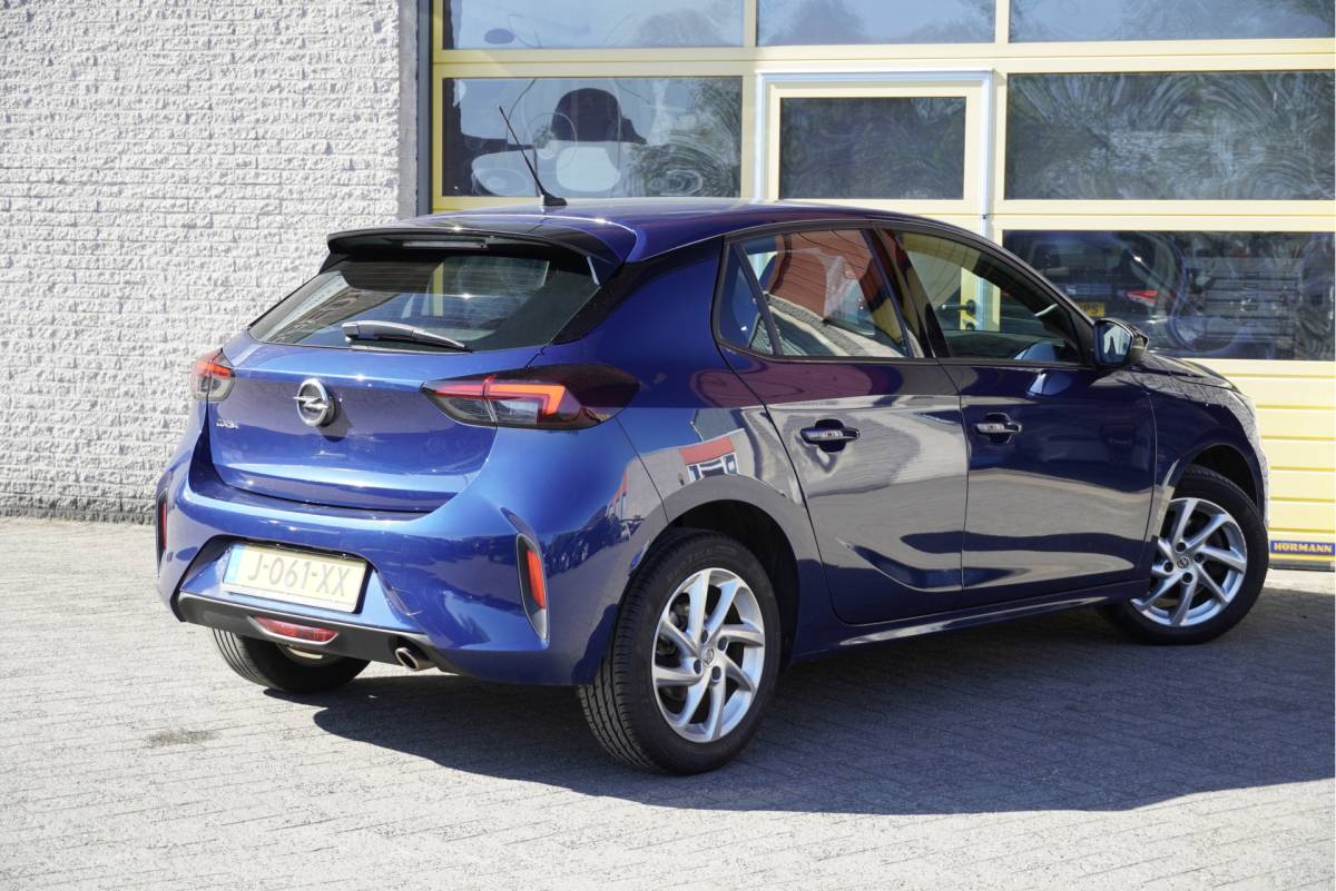 Opel Corsa Opel Corsa 1.2 5drs GS Line BJ2020 Lmv 16″ | Led | App-Connect | Airco | Cruise control | Zwarte hemel | Sportstoelen | Getint glas