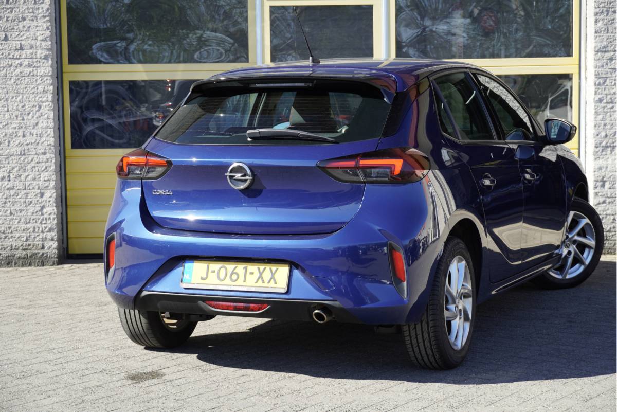 Opel Corsa Opel Corsa 1.2 5drs GS Line BJ2020 Lmv 16″ | Led | App-Connect | Airco | Cruise control | Zwarte hemel | Sportstoelen | Getint glas