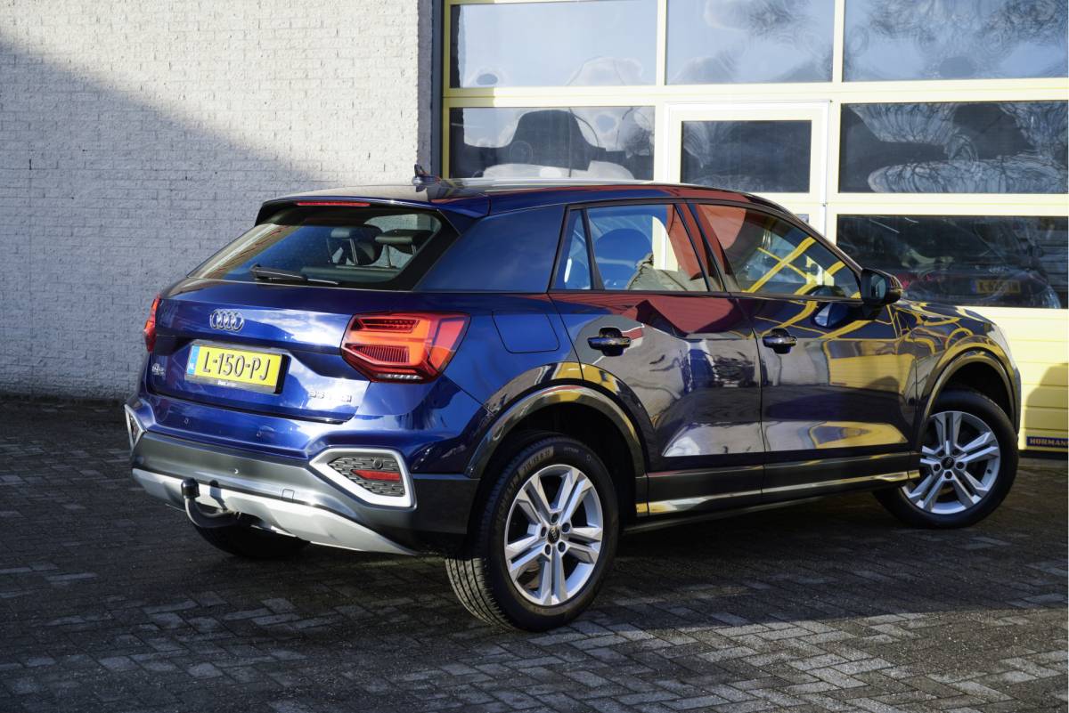 Audi Q2 Audi Q2 35 TFSI 150PK! Business Edition BJ2021 Lmv 17″ | Led V+A | Pdc | Navi | Afneembare trekhaak | App-Connect | Bang&Olufsen Audio | Virtual cockpit | Climate control | Cruise control | Getint glas