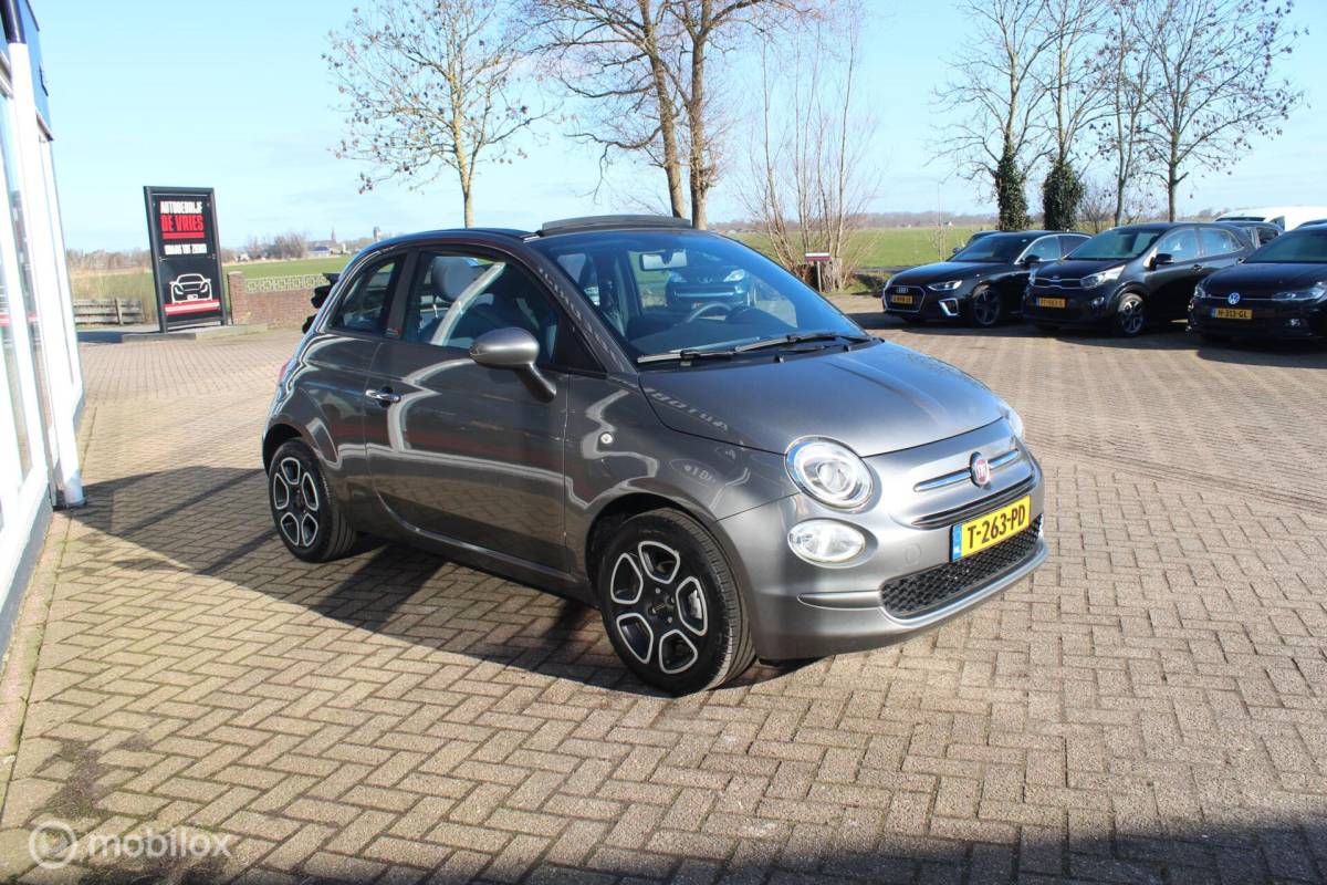 Fiat 500C Fiat 500 Cabrio 1.0 Hybrid Airco/PDC/Carplay/Cruisecontrole