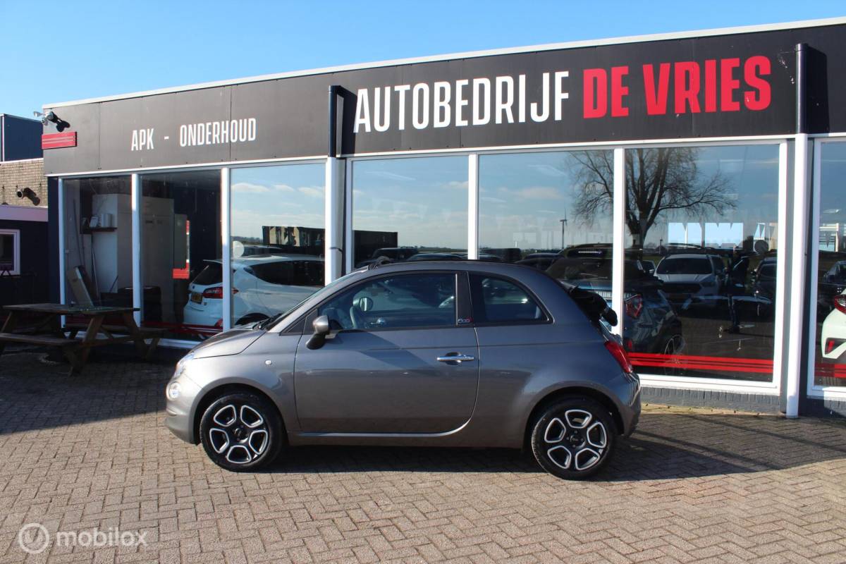 Fiat 500C Fiat 500 Cabrio 1.0 Hybrid Airco/PDC/Carplay/Cruisecontrole