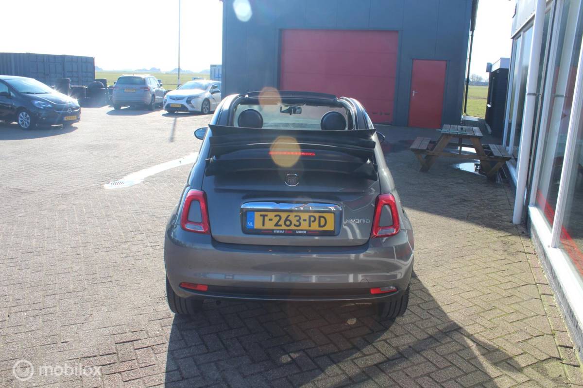 Fiat 500C Fiat 500 Cabrio 1.0 Hybrid Airco/PDC/Carplay/Cruisecontrole