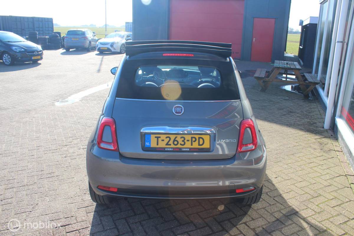 Fiat 500C Fiat 500 Cabrio 1.0 Hybrid Airco/PDC/Carplay/Cruisecontrole