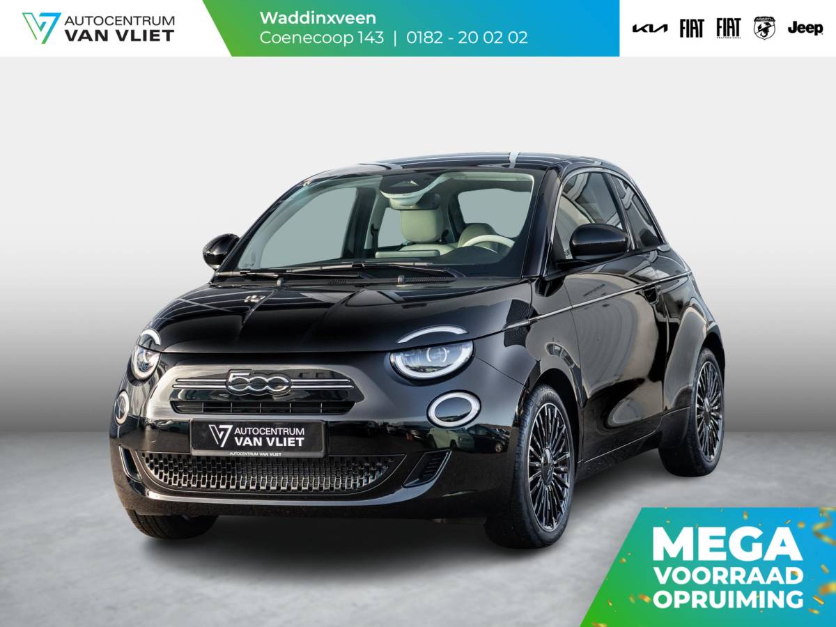Fiat 500 Fiat 500 Hybrid La Prima | Clima | LED | PDC | JBL Premium Audio | 17″ | Camera | Canneloni Ivory/Piombo interieur