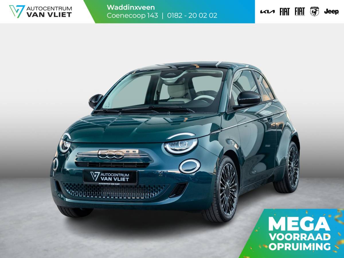 Fiat 500 Fiat 500 Hybrid La Prima | Clima | LED | PDC | JBL Premium Audio | 17″ | Camera | Canneloni Ivory/Piombo interieur