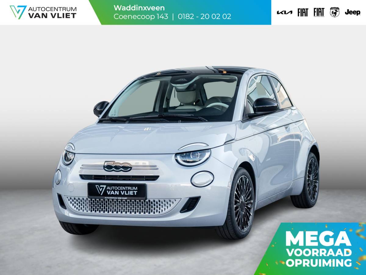 Fiat 500 Fiat 500 Hybrid La Prima | Clima | LED | PDC | JBL Premium Audio | 17″ | Camera | Canneloni Ivory/Piombo interieur