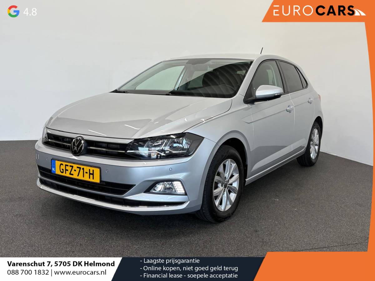 Volkswagen Polo Volkswagen Polo 1.0 TSI 110pk DSG Highline Navigatie Apple Carplay Android Auto Parkeersensoren Adaptive Cruise Control Stoelverwarming Getinte ramen Climatronic