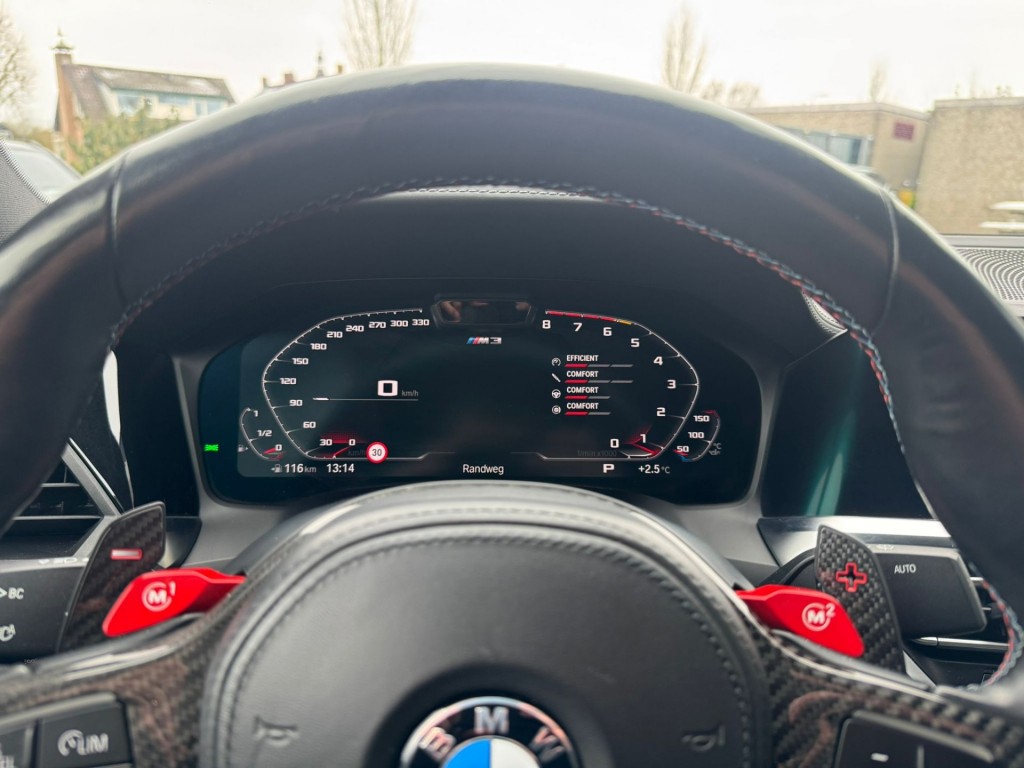 BMW M3 Bmw M3 M3 COMPETITION Individual Trackpack Keramisch H&K Schaalstoelen ACC Rijklaar!