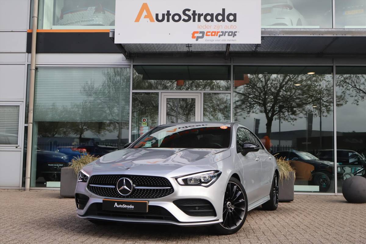 Mercedes-Benz CLA Mercedes CLA Coupé 180 AMG-Line 136pk | Carplay | Cruise | Climate | Navigatie | Sfeer | Stoelverwarming | Camera | Virtual