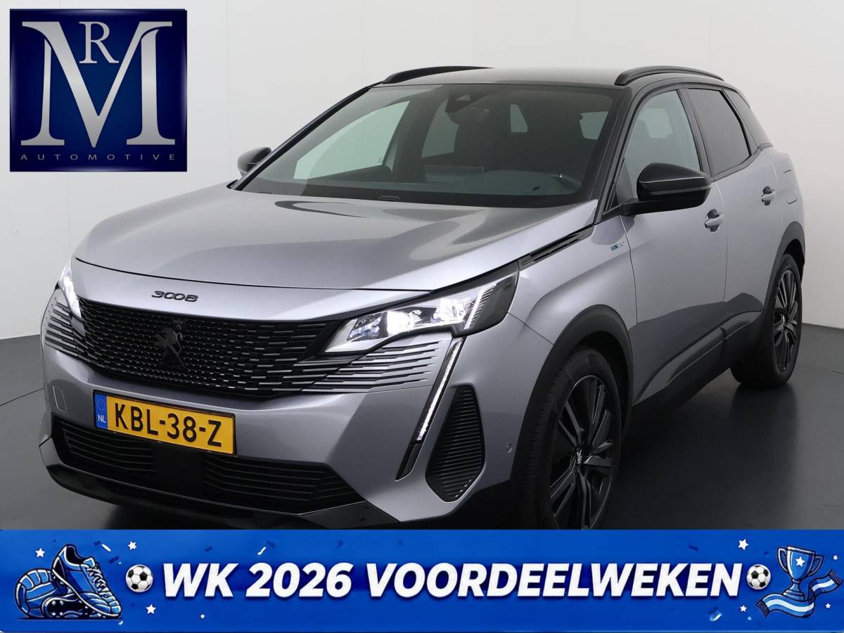 Peugeot 3008 Peugeot 3008 1.6 HYbrid 225 GT PHEV | BLACK OPTIC| FOCAL AUDIO| STOELVERWARMING| CAMERA VOOR+ ACHTER| ADAPTIVE CRUISE CONTROL| DODE HOEK SENSOR| ELEK. ACHTERKLEP| STANDKACHEL