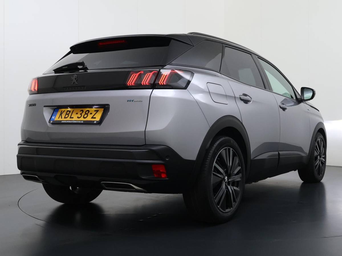 Peugeot 3008 Peugeot 3008 1.6 HYbrid 225 GT PHEV | BLACK OPTIC| FOCAL AUDIO| STOELVERWARMING| CAMERA VOOR+ ACHTER| ADAPTIVE CRUISE CONTROL| DODE HOEK SENSOR| ELEK. ACHTERKLEP| STANDKACHEL