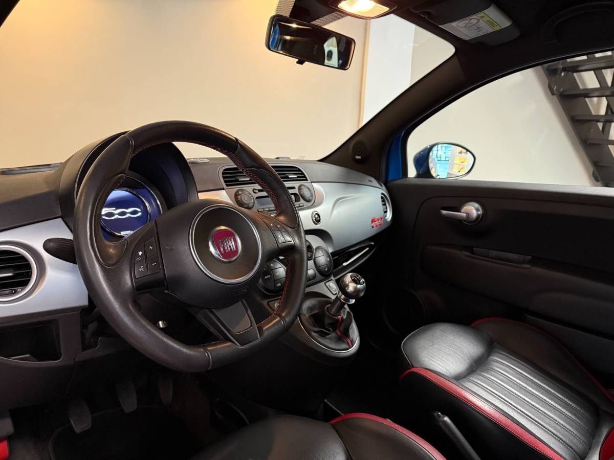 Fiat 500 Fiat 500 0.9 TwinAir Turbo 500S *Azzurro Italia* Leer|Interscope|Climate|PDC|Sport|NAP