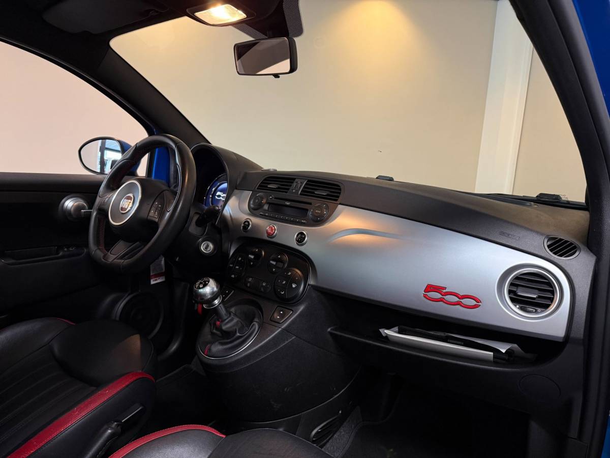 Fiat 500 Fiat 500 0.9 TwinAir Turbo 500S *Azzurro Italia* Leer|Interscope|Climate|PDC|Sport|NAP