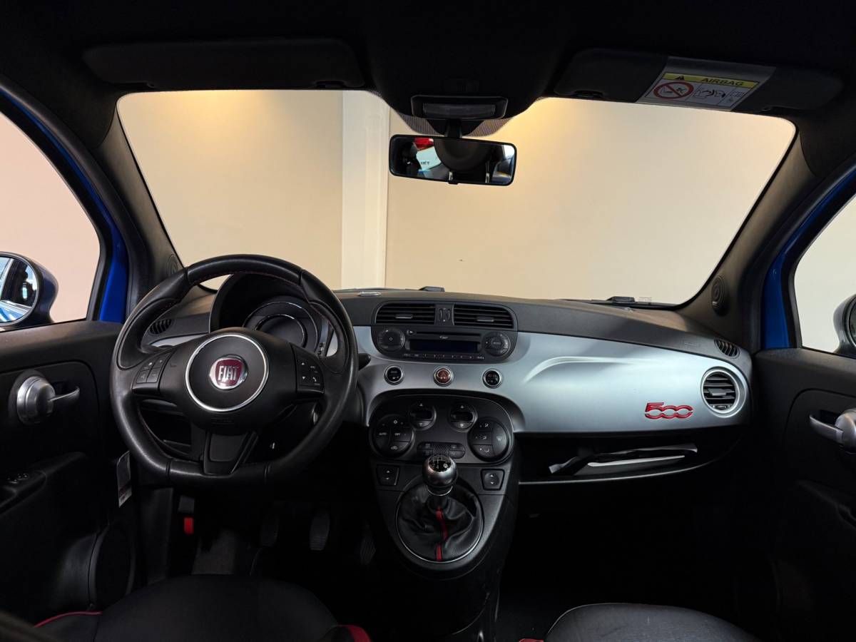 Fiat 500 Fiat 500 0.9 TwinAir Turbo 500S *Azzurro Italia* Leer|Interscope|Climate|PDC|Sport|NAP