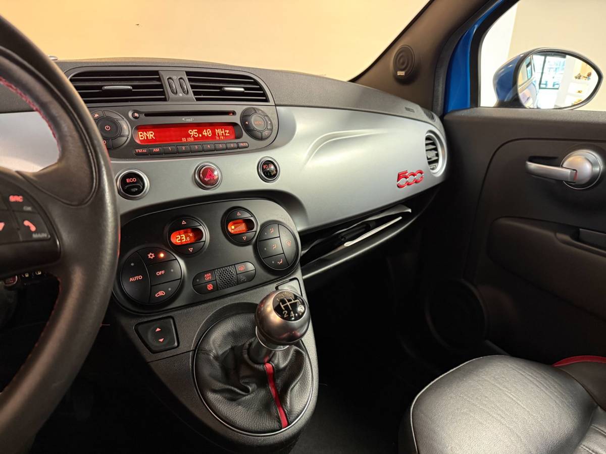 Fiat 500 Fiat 500 0.9 TwinAir Turbo 500S *Azzurro Italia* Leer|Interscope|Climate|PDC|Sport|NAP