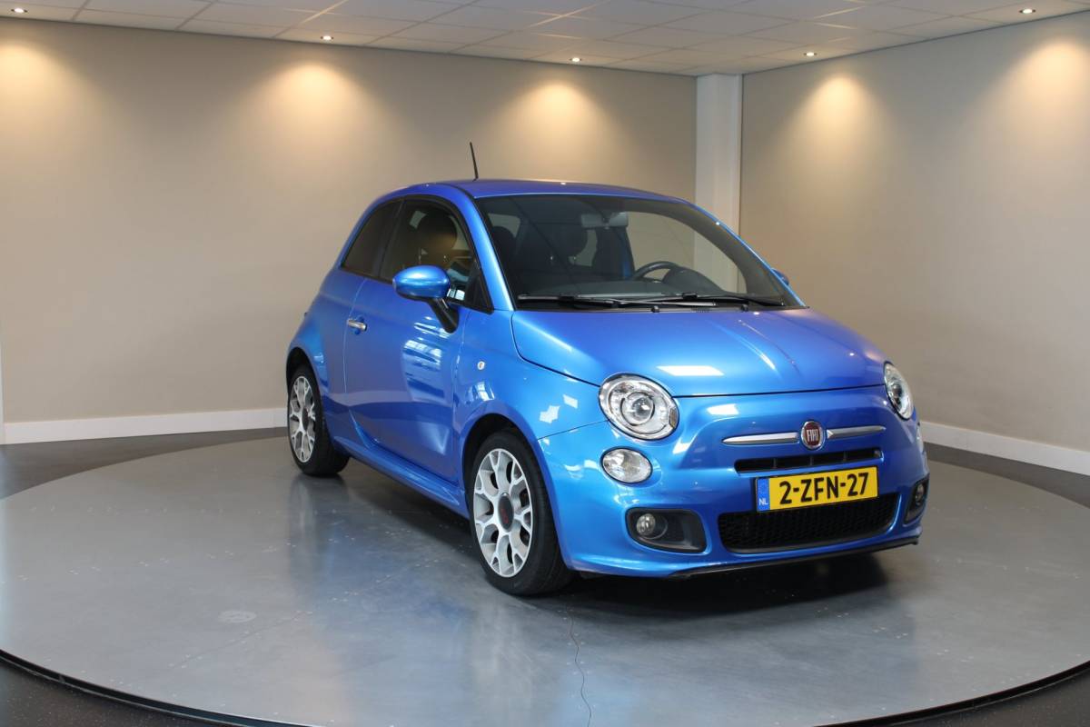 Fiat 500 Fiat 500 0.9 TwinAir Turbo 500S *Azzurro Italia* Leer|Interscope|Climate|PDC|Sport|NAP