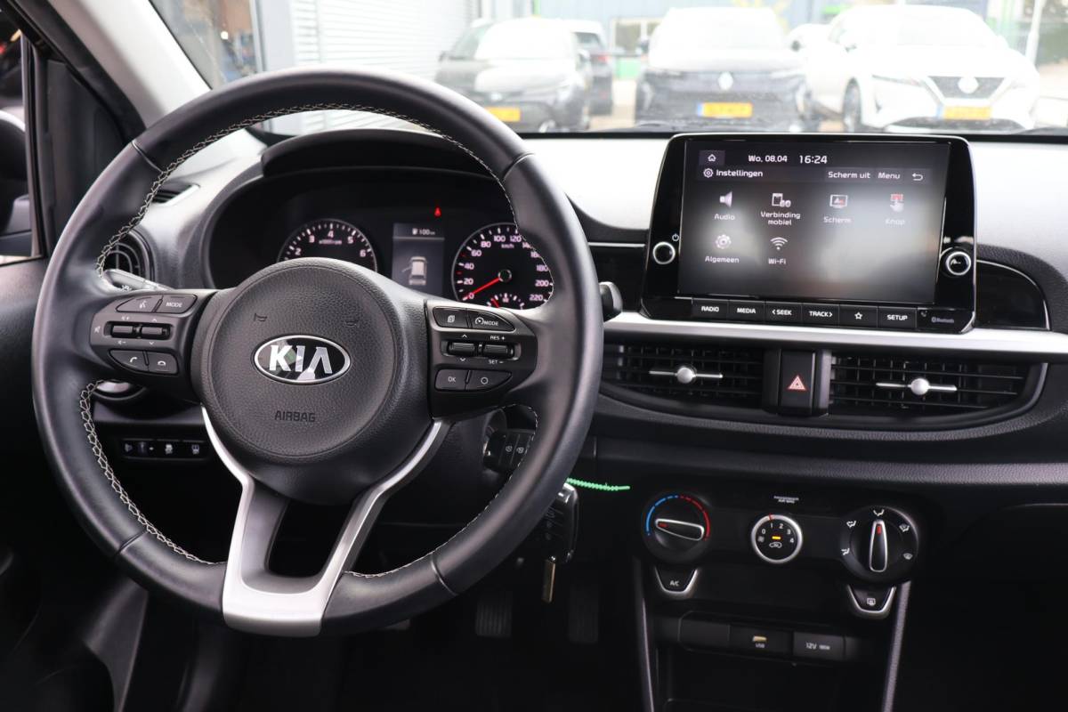 Kia Picanto Kia Picanto 1.0 DPi DynamicLine 1e Eigenaar | Dealer Onderh | NAP | BTW | Camera | Carplay | MultiMedia | Cruise | DAB | Start/Stop | Hill-Hold