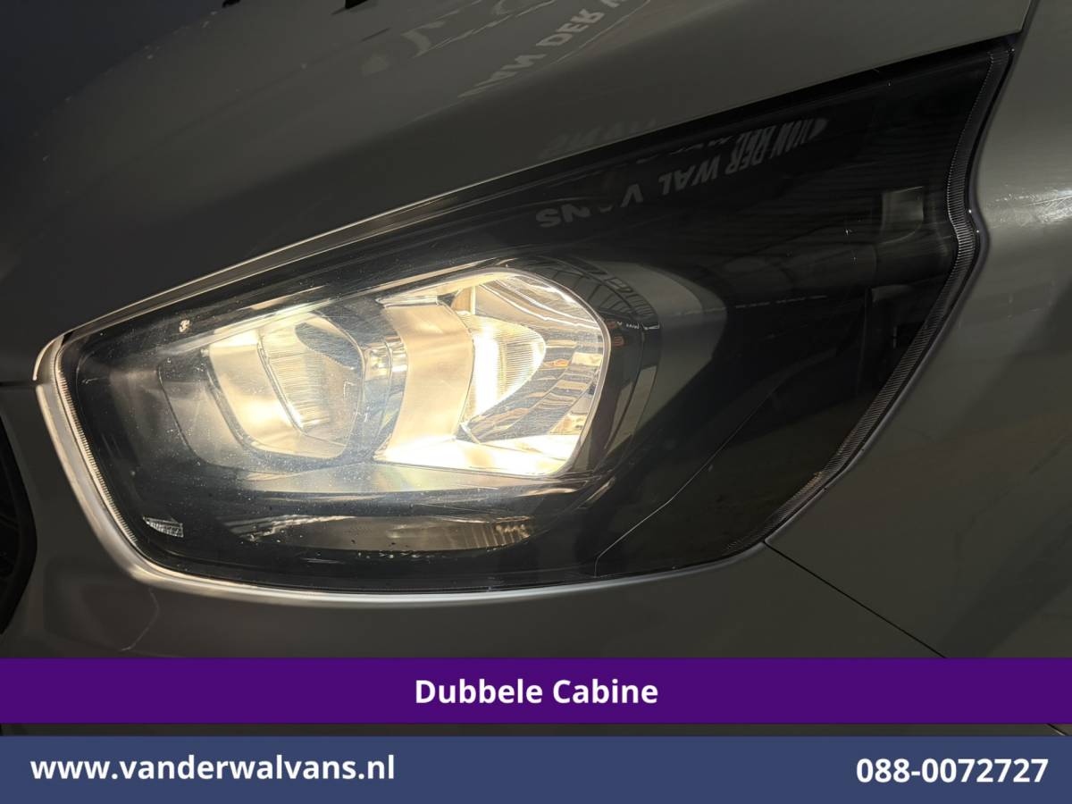 Ford Transit Custom Ford Transit Custom 2.0 TDCI 130pk L2H1 Dubbele Cabine Euro6 Airco | 6-Zits | LED | Cruisecontrol | Trekhaak Parkeersensoren, Verwarmde voorruit