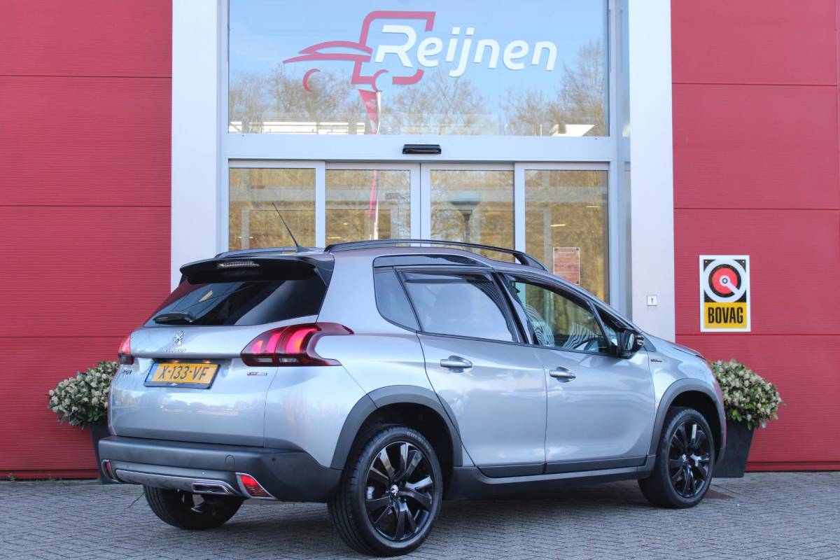 Peugeot 2008 Peugeot 2008 1.2 130PK GT-LINE | PANORAMA DAK | GRIP CONTROL | CRUISE CONTROL | DAB+ RADIO | APPLE CARPLAY/ANDROID AUTO | NAVIGATIE | ACHTERUITRIJ CAMERA | 17″ LICHTMETALEN VELGEN “BLACK” | CLIMATE CONTROL | PARKEERSENSOREN VOOR + ACHTER | GETINTE ACHTERRUITEN | ZWARTE DAK RELING |