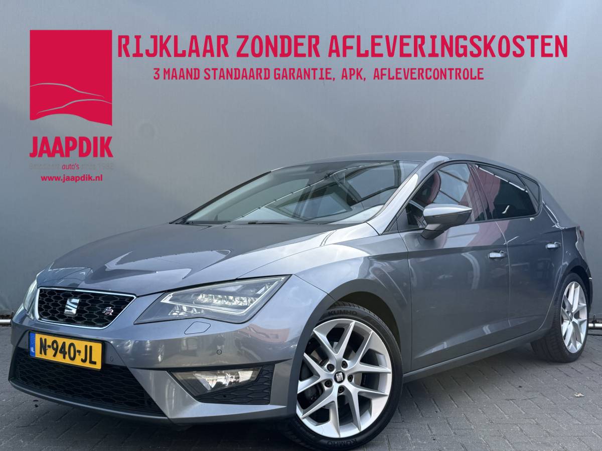 SEAT Leon SEAT Leon BWJ 2013 1.4 TSI 123 PK FR Business STOELVERW. | NAVI | CLIMA | CRUISE | BLUETOOTH | LMV | PDC