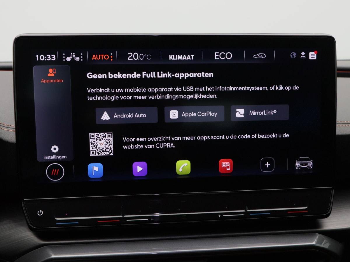 CUPRA Formentor CUPRA Formentor 1.4 e-Hybrid 204 Pk | Stoel/Stuur Verwarming | Panoramadak | Full LED | Adaptive Cruise | Navigatie | CarPlay | 19 Inch | 42.420 Km !!
