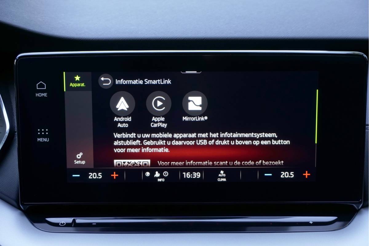 Škoda Octavia ŠKODA Octavia Combi 1.0 TSI Business Edition BJ2021 Lmv 16″ | Led V+A | Dynamische knipperlichten | Pdc | Elek. achterklep | App-Connect | Navi | Dashboard verlichting | Climate control | Cruise control | Extra getint glas
