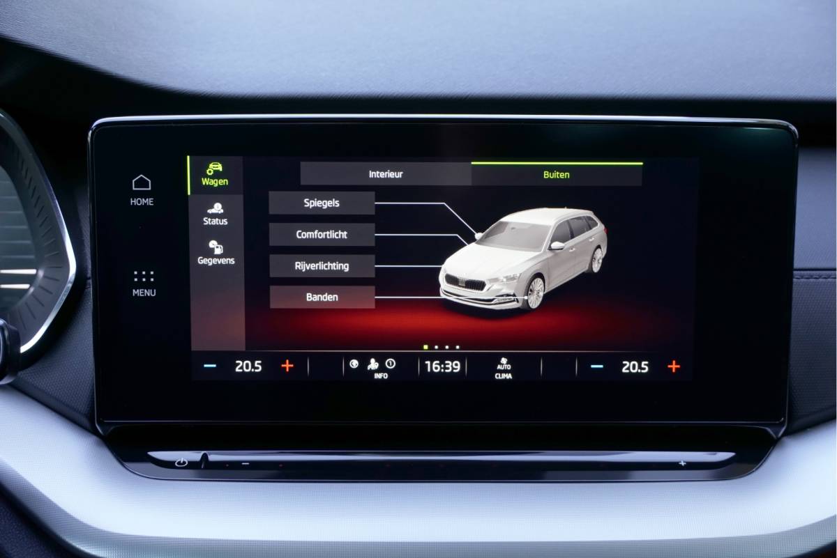 Škoda Octavia ŠKODA Octavia Combi 1.0 TSI Business Edition BJ2021 Lmv 16″ | Led V+A | Dynamische knipperlichten | Pdc | Elek. achterklep | App-Connect | Navi | Dashboard verlichting | Climate control | Cruise control | Extra getint glas