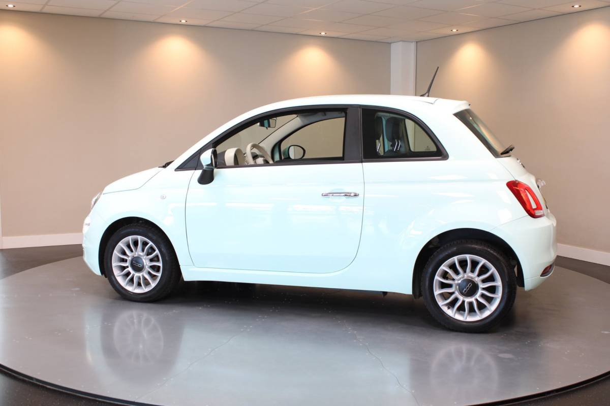 Fiat 500 Fiat 500 0.9 TwinAir Turbo Popstar *Mint-groen* Top-onderhouden! Cruise|NAP|Verde-Lattementa