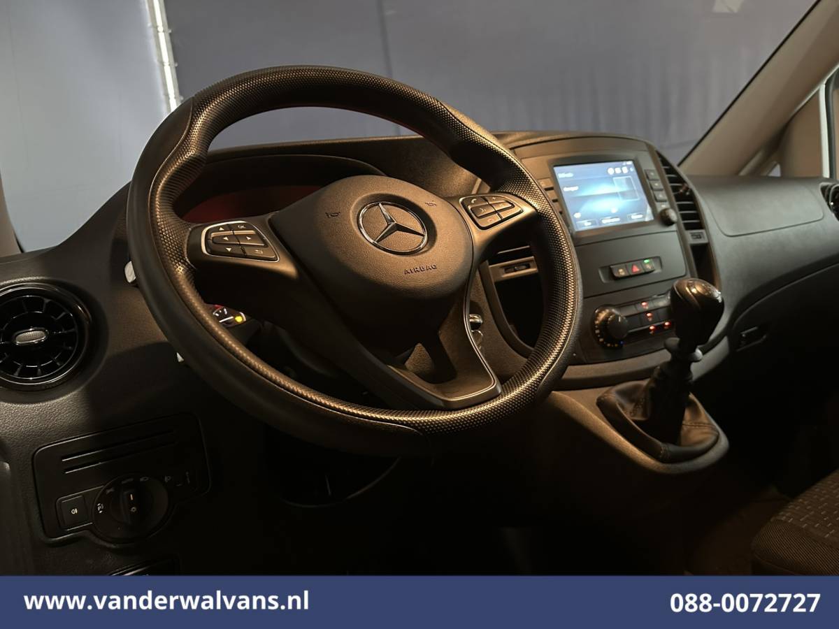 Mercedes-Benz Vito Mercedes-Benz Vito 116 CDI 163pk L3H1 Euro6 Airco | Camera | Apple Carplay | Cruisecontrol | Stoelverwarming Android Auto, Bijrijdersbank