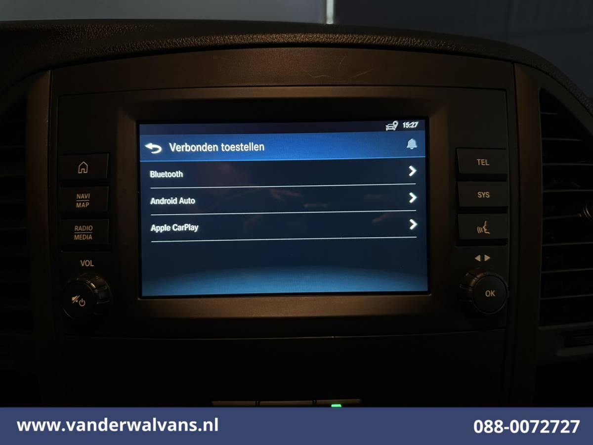 Mercedes-Benz Vito Mercedes-Benz Vito 116 CDI 163pk L3H1 Euro6 Airco | Camera | Apple Carplay | Cruisecontrol | Stoelverwarming Android Auto, Bijrijdersbank