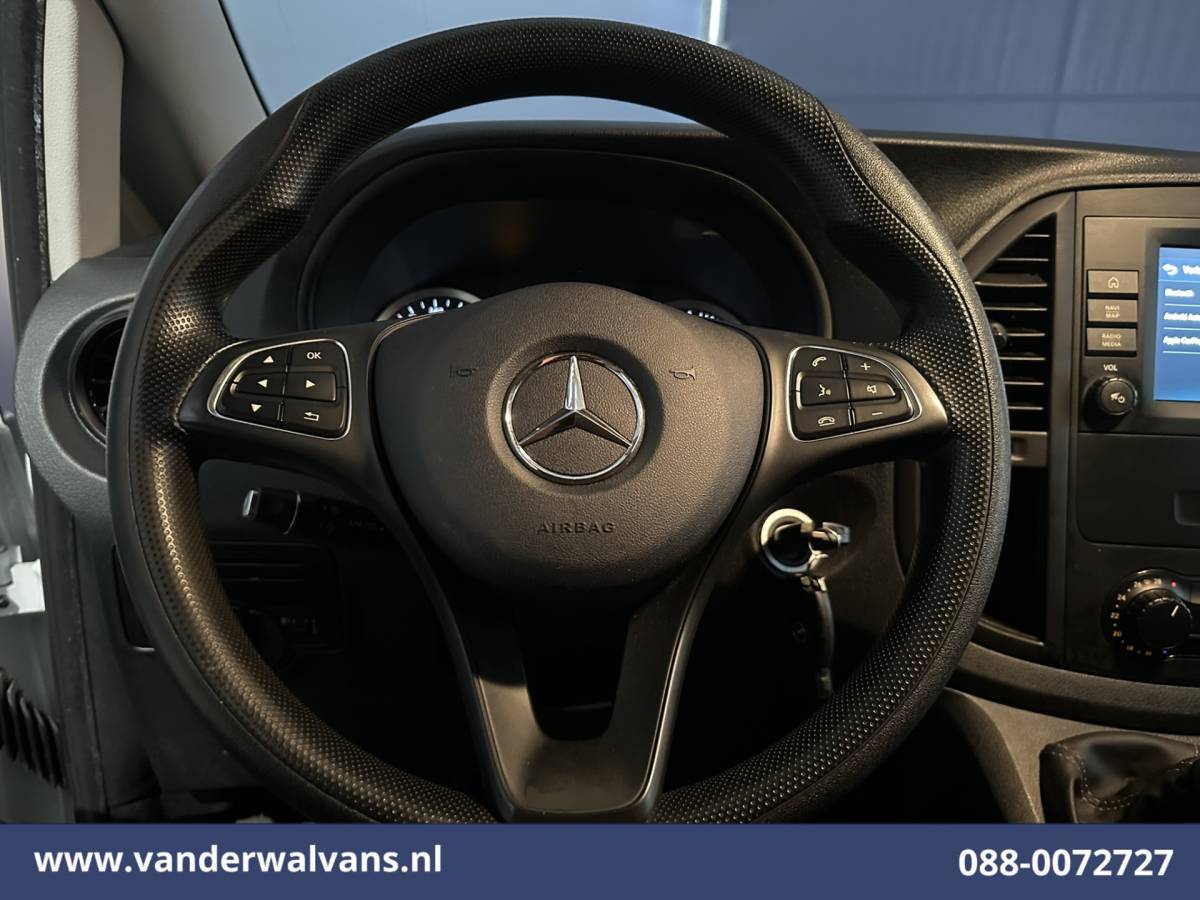 Mercedes-Benz Vito Mercedes-Benz Vito 116 CDI 163pk L3H1 Euro6 Airco | Camera | Apple Carplay | Cruisecontrol | Stoelverwarming Android Auto, Bijrijdersbank