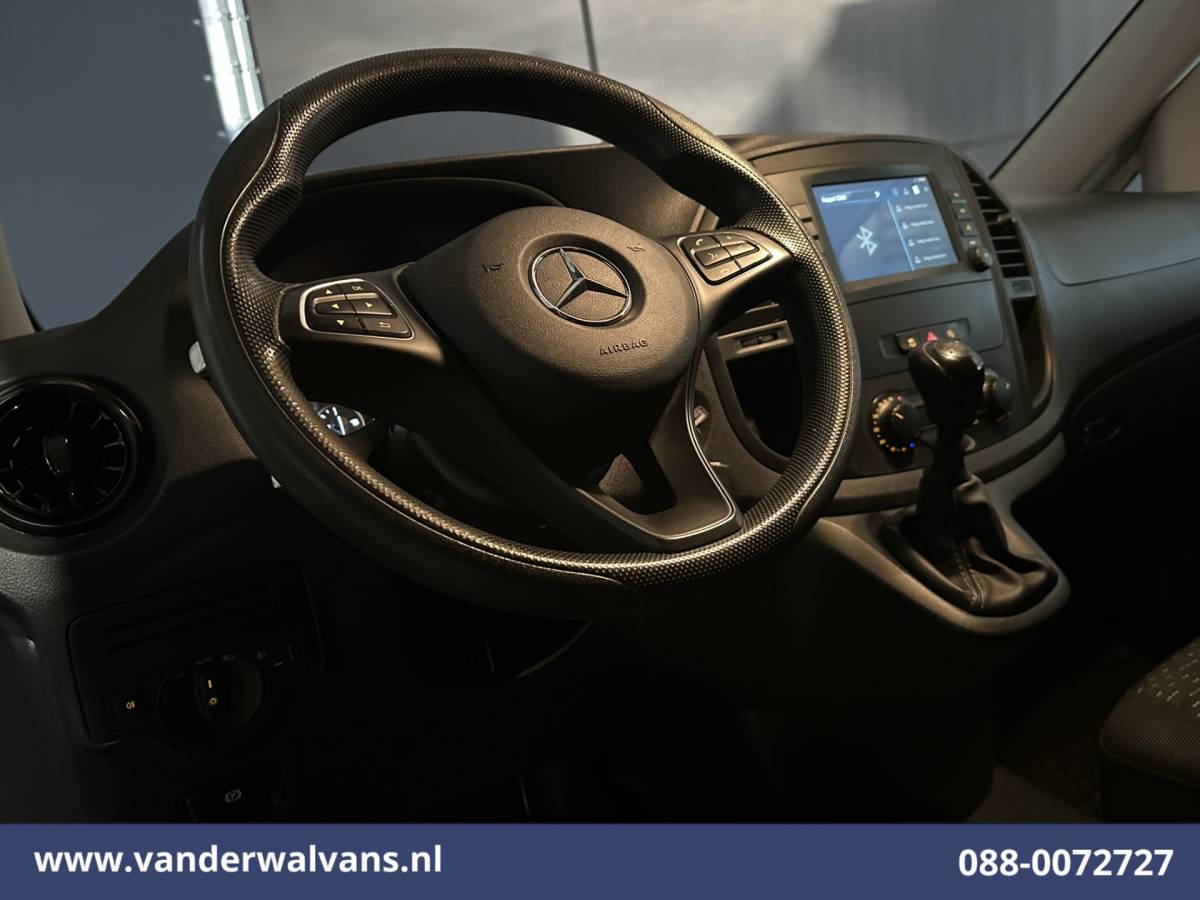 Mercedes-Benz Vito Mercedes-Benz Vito 116 CDI 163pk L3H1 Euro6 Airco | Camera | Apple Carplay | Cruisecontrol | Stoelverwarming Android Auto, Bijrijdersbank