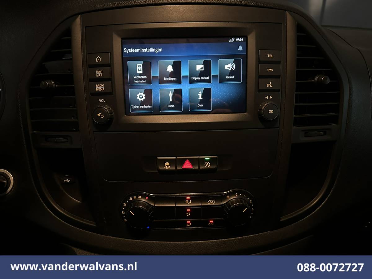 Mercedes-Benz Vito Mercedes-Benz Vito 116 CDI 163pk L3H1 Euro6 Airco | Camera | Apple Carplay | Cruisecontrol | Stoelverwarming Android Auto, Bijrijdersbank